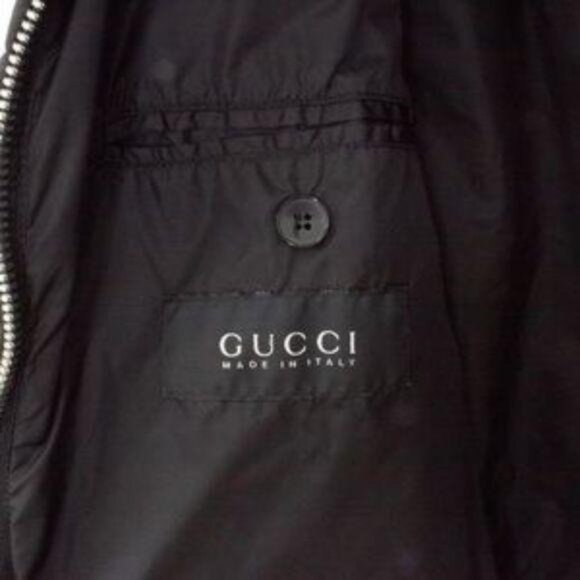 Vintage Gucci Black Bomber Slim Fit Jacket - Picture 8 of 12